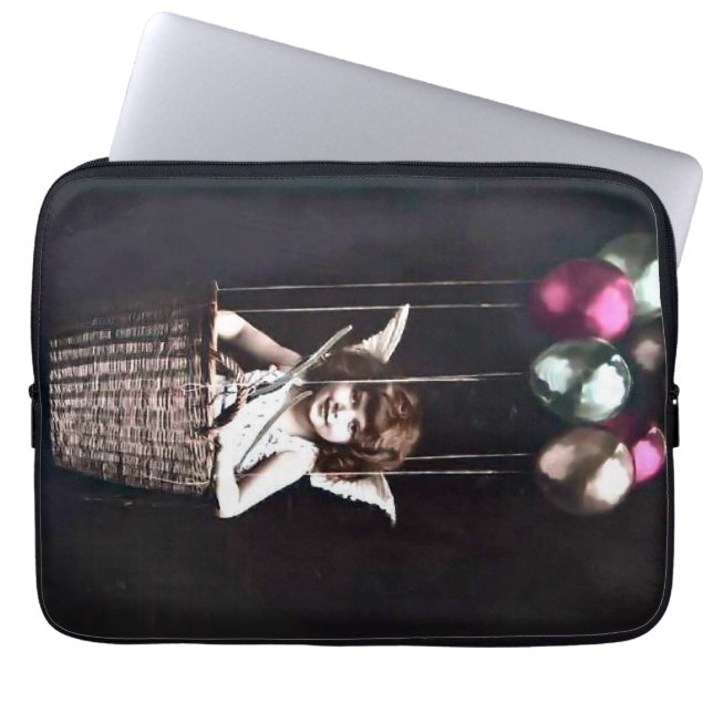 Vintage Cupid Laptop Sleeve (Front)