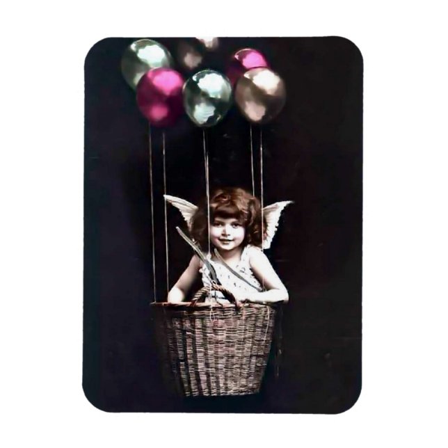 Vintage Cupid Magnet (Vertical)