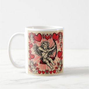 Vintage cupide  love coffee mug