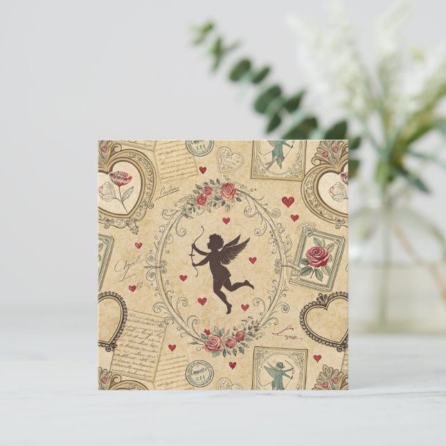 Vintage Cupid's Romantic Pattern (1) (Standing Front)