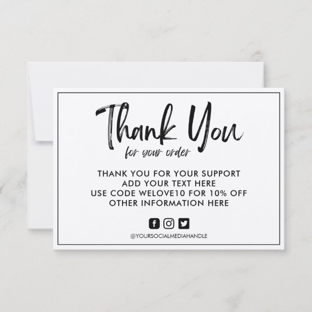 Vintage Custom Kraft Media Insert (Front)