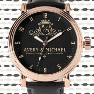 Vintage  Custom Monogram Watch