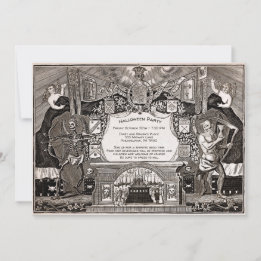 Vintage Customisable Creepy Invitation