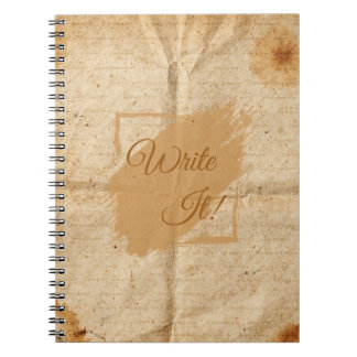 Vintage Customisable Notebook
