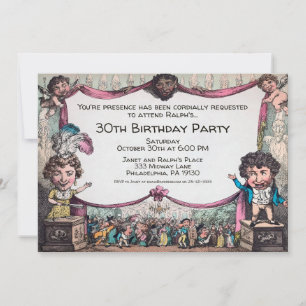 Vintage Customisable Party Invitation