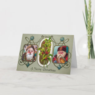 Vintage Customisable Photo Holiday Card