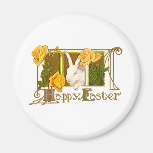Vintage Cute Animal Easter  Magnet