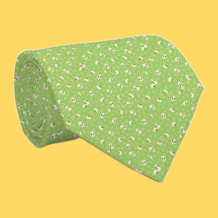 Vintage Cute Animal Easter Tie