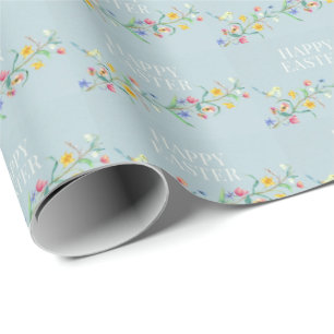 Vintage Cute Animal Easter Wrapping Paper