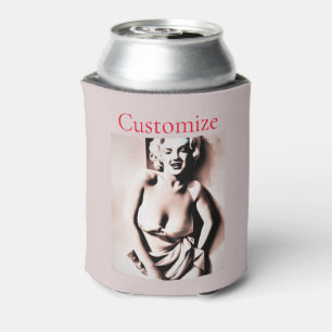 Vintage Cute Blonde Thunder_Cove  Can Cooler