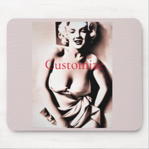 Vintage Cute Blonde Thunder_Cove Mouse Pad