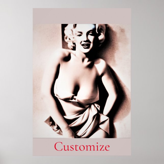 Vintage Cute Blonde  Thunder_Cove  Poster (Front)