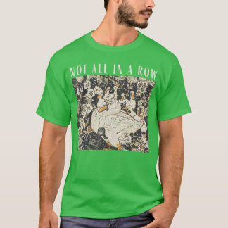 Vintage Cute Not All in A Row Funny Mama Duck Cott T-Shirt