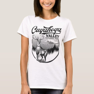 Vintage Cuyahoga Valley National Park Retro Buck  T-Shirt