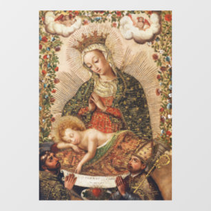 Vintage Cuzco School Virgin Adoring Christ Child