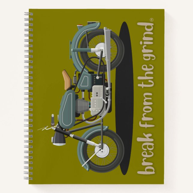 Vintage Cycle Notebook (Front)