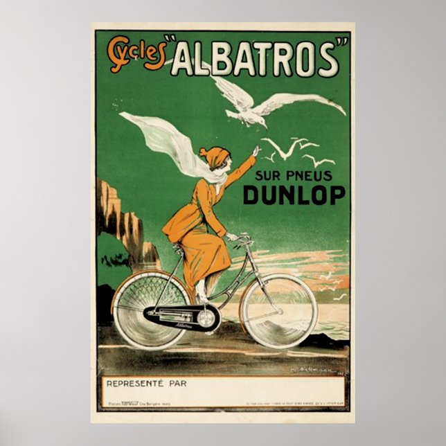 Vintage Cycles Albatros Poster (Front)