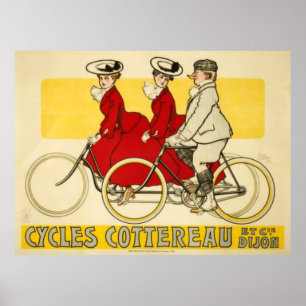 Vintage Cycles Cottereau by René Vincent Poster