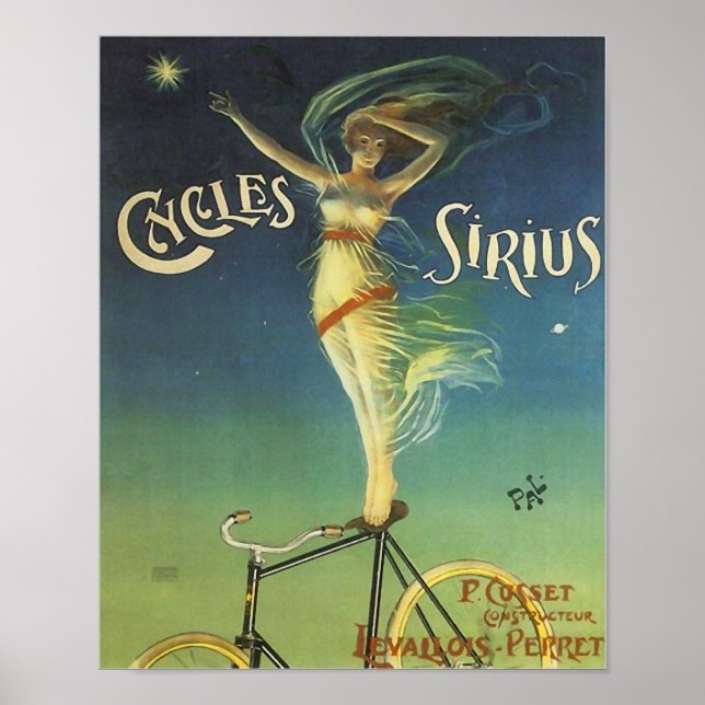 Vintage Cycles Sirius Bicycle Poster (Front)