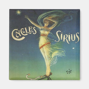 Vintage Cycles Sirius Bicycle Poster Magnet