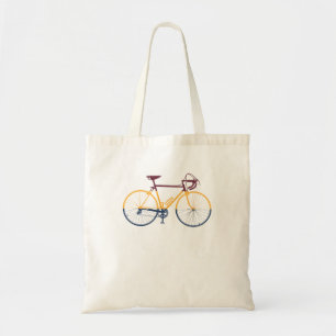 Vintage Cycling Funny Classic Bicycle Bicycling Lo Tote Bag