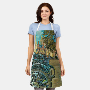 Vintage cycling gifts apron