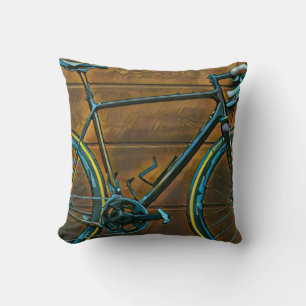 Vintage cycling gifts mountain bike gifts cushion