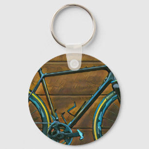 Vintage cycling gifts mountain bike gifts key ring