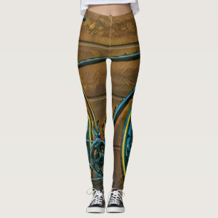 Vintage cycling gifts mountain bike gifts leggings