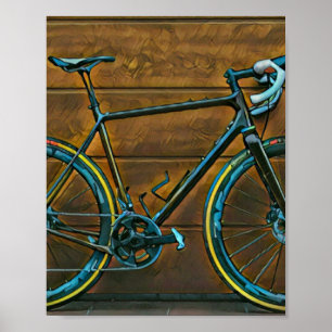 Vintage cycling gifts mountain bike gifts poster