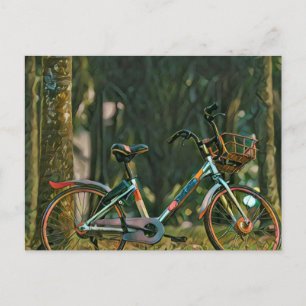 vintage cycling gifts postcard