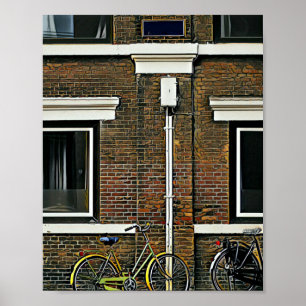 Vintage cycling gifts poster