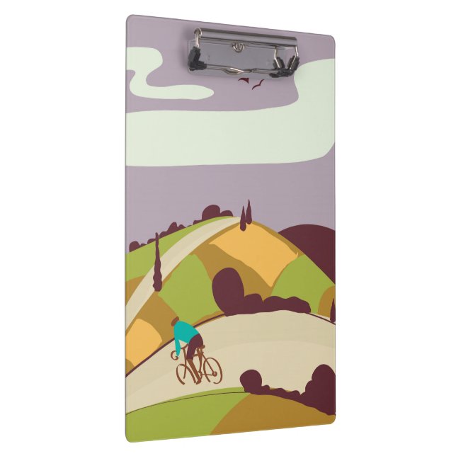 Vintage Cycling Poster Clipboard (Right)