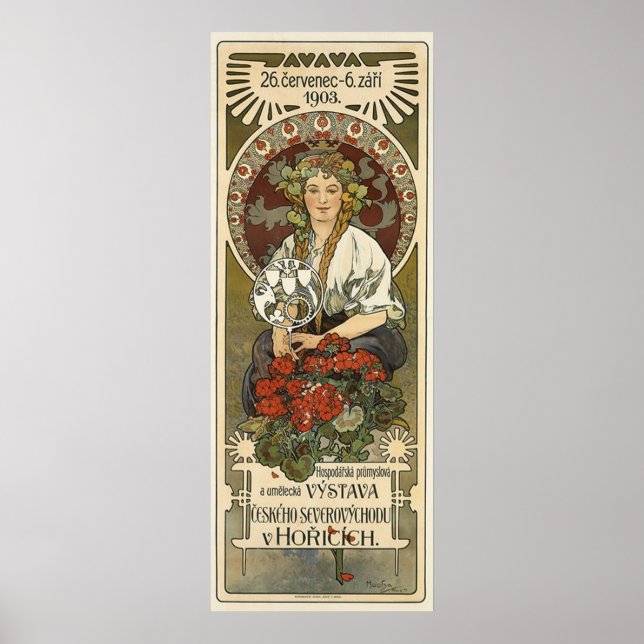 Vintage Czechoslovakian Fair Poster (Front)