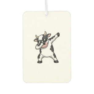 Vintage Dabbing Cow Sunglasses Graphic Shirt_1 Car Air Freshener