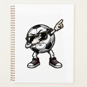 Vintage Dabbing Soccer Ball Shirt Design (2)_1 Planner