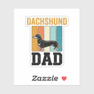 Vintage Dachshund Dad Dog Lover Vector Design_1