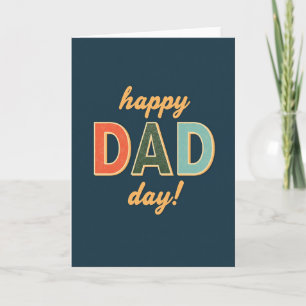 Vintage Dad Day Greeting Card