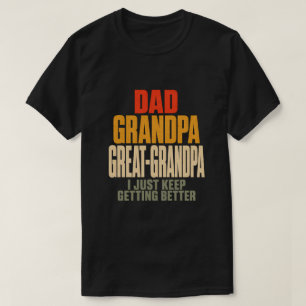 Vintage Dad Grandpa Great Grandpa T-Shirt