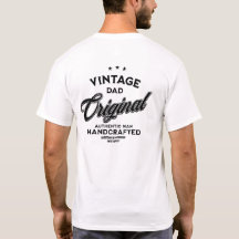 Vintage Dad Original T-Shirt Back Print