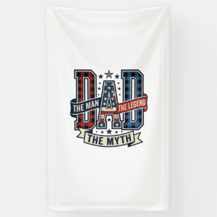 Vintage DAD The Man The Myth The Legend Shirt Desi Banner