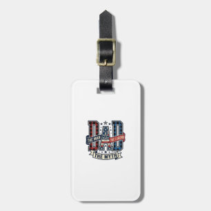 Vintage DAD The Man The Myth The Legend Shirt Desi Luggage Tag