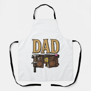 Vintage Dad Tool Belt Fathers Day Apron