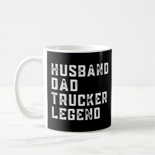 Vintage Dad Trucker Saying Coffee Mug