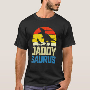Vintage Daddysaurus Fathers Day Rex Daddy Saurus M T-Shirt