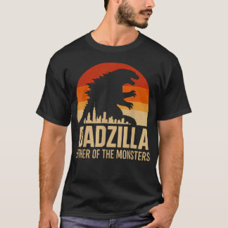 Vintage Dadzilla Father Of The Monsters Fathers T-Shirt