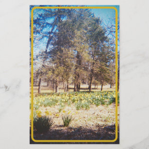 Vintage Daffodil Stationery