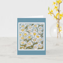 Vintage Daisies Illustration Print