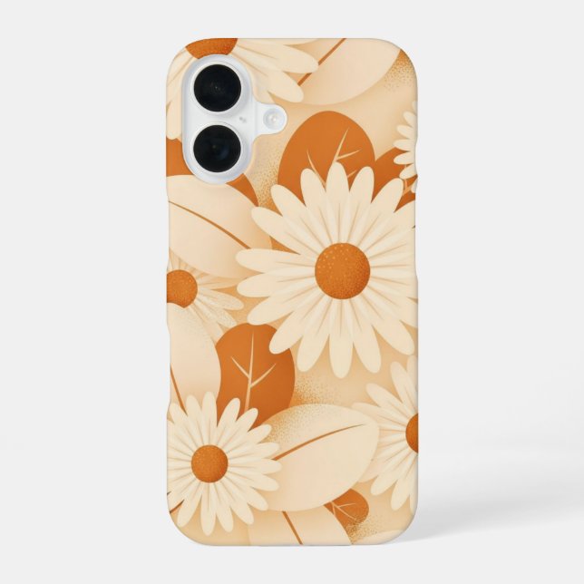 Vintage Daisy Bouquet iPhone 16 Case (Back)
