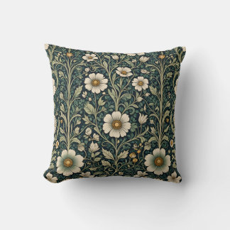 Vintage Daisy Garden Pattern Cushion